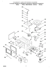 06 - Cabinet And Stirrer parts for Whirlpool Oven GMC305PDQ2 from AppliancePartsPros.com