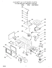 06 - Cabinet And Stirrer parts for Whirlpool Oven GMC275PDB1 from AppliancePartsPros.com