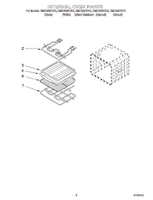 05 - Internal Oven parts for Whirlpool Oven GMC305PDB3 from AppliancePartsPros.com