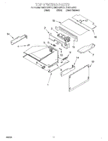 09 - Top Venting, Optional parts for Whirlpool Oven GMC275PDS1 from AppliancePartsPros.com