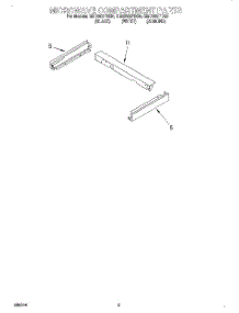 07 - Microwave Compartment parts for Whirlpool Oven GMC305PDQ0 from AppliancePartsPros.com