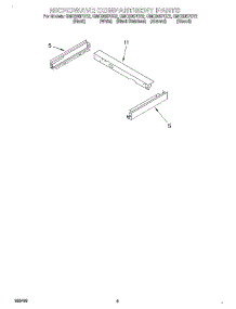 07 - Microwave Compartment parts for Whirlpool Oven GMC305PDZ2 from AppliancePartsPros.com