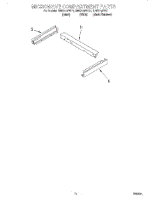 08 - Microwave Compartment parts for Whirlpool Oven GMC275PDB1 from AppliancePartsPros.com