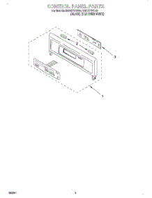 02 - Control Panel, Literature parts for Whirlpool Oven GBD277PDB0 from AppliancePartsPros.com