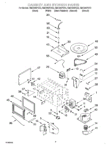 06 - Cabinet And Stirrer parts for Whirlpool Oven GMC305PDZ3 from AppliancePartsPros.com