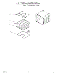 05 - Internal Oven parts for Whirlpool Oven RBD275PDB8 from AppliancePartsPros.com