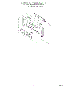 06 - Control Panel, Literature parts for Whirlpool Oven GBD307PDQ0 from AppliancePartsPros.com