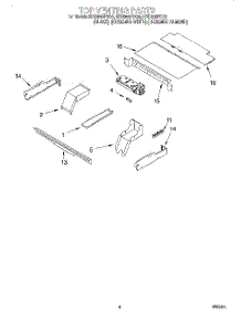 05 - Top Venting parts for Whirlpool Oven RBD306PDB6 from AppliancePartsPros.com