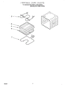 05 - Internal Oven parts for Whirlpool Oven RBD275PDB7 from AppliancePartsPros.com
