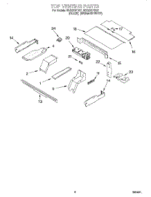 05 - Top Venting parts for Whirlpool Oven RBD276PDQ7 from AppliancePartsPros.com