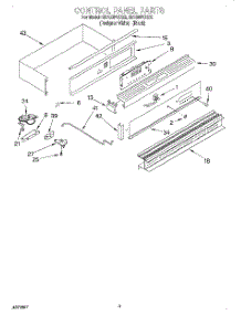 02 - Control Panel parts for Whirlpool Oven SB160PEEB2 from AppliancePartsPros.com