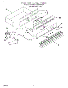 02 - Control Panel parts for Whirlpool Oven SB160PEEB6 from AppliancePartsPros.com