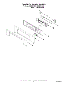 06 - Control Panel Parts parts for Whirlpool Oven GBD309PVQ03 from AppliancePartsPros.com