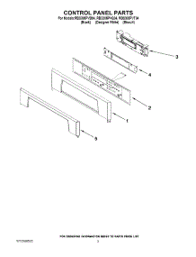 02 - Control Panel Parts parts for Whirlpool Oven RBS305PVT04 from AppliancePartsPros.com
