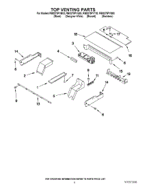 05 - Top Venting Parts parts for Whirlpool Oven RBS275PVT03 from AppliancePartsPros.com