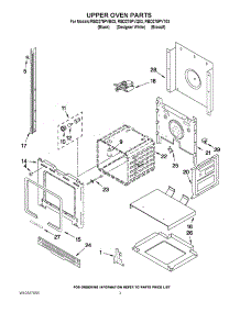 02 - Upper Oven Parts parts for Whirlpool Oven RBD275PVT03 from AppliancePartsPros.com
