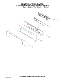 02 - Control Panel Parts parts for Whirlpool Oven RBS275PVB03 from AppliancePartsPros.com