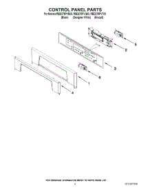 06 - Control Panel Parts parts for Whirlpool Oven RBD275PVB03 from AppliancePartsPros.com