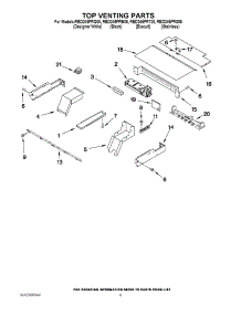 07 - Top Venting Parts parts for Whirlpool Oven RBD245PRQ05 from AppliancePartsPros.com