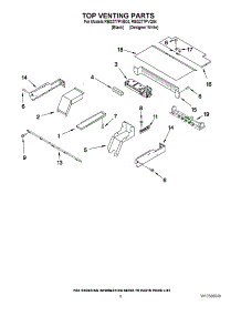 05 - Top Venting Parts parts for Whirlpool Oven RBS277PVB04 from AppliancePartsPros.com