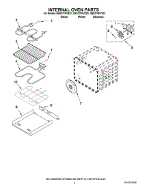 03 - Internal Oven Parts parts for Whirlpool Oven GBS279PVS03 from AppliancePartsPros.com