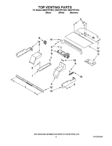 05 - Top Venting Parts parts for Whirlpool Oven GBS279PVS03 from AppliancePartsPros.com