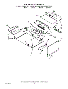 09 - Top Venting Parts parts for Whirlpool Oven RMC275PVB01 from AppliancePartsPros.com