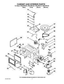 06 - Cabinet And Stirrer Parts parts for Whirlpool Oven RMC275PVS01 from AppliancePartsPros.com