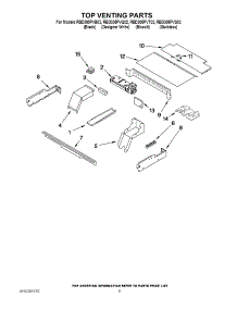 07 - Top Venting Parts parts for Whirlpool Oven RBD305PVT02 from AppliancePartsPros.com