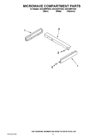 07 - Microwave Compartment Parts parts for Whirlpool Oven GSC309PVS02 from AppliancePartsPros.com