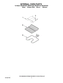 04 - Internal Oven Parts parts for Whirlpool Oven RBS305PVQ02 from AppliancePartsPros.com