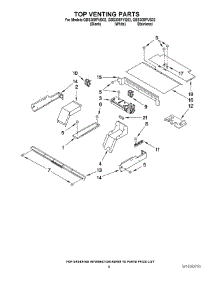 05 - Top Venting Parts parts for Whirlpool Oven GBS309PVB02 from AppliancePartsPros.com