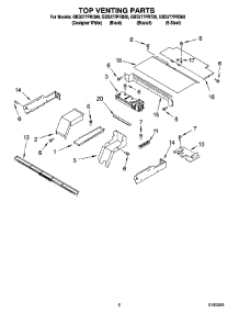 05 - Top Venting Parts, Optional Parts (Not Included) parts for Whirlpool Oven GBS277PRT00 from AppliancePartsPros.com