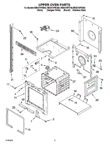 02 - Upper Oven Parts parts for Whirlpool Oven RBD275PRT00 from AppliancePartsPros.com