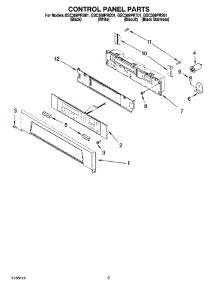 02 - Control Panel Parts parts for Whirlpool Oven GSC308PRQ01 from AppliancePartsPros.com