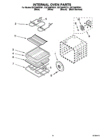 05 - Internal Oven Parts parts for Whirlpool Oven GSC308PRS01 from AppliancePartsPros.com