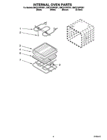 05 - Internal Oven Parts parts for Whirlpool Oven GMC275PRQ01 from AppliancePartsPros.com