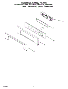 02 - Control Panel Parts parts for Whirlpool Oven RBS275PRB00 from AppliancePartsPros.com