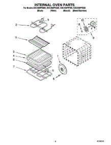 05 - Internal Oven Parts parts for Whirlpool Oven GSC308PRQ00 from AppliancePartsPros.com