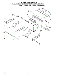 07 - Top Venting Parts, Optional Parts parts for Whirlpool Oven RBD245PRT00 from AppliancePartsPros.com