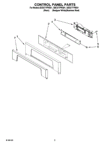 02 - Control Panel Parts parts for Whirlpool Oven GBD277PRQ01 from AppliancePartsPros.com