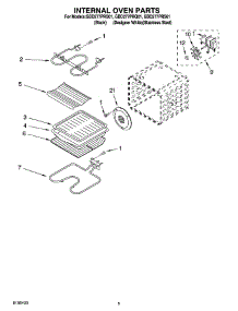 04 - Internal Oven Parts parts for Whirlpool Oven GBD277PRQ01 from AppliancePartsPros.com
