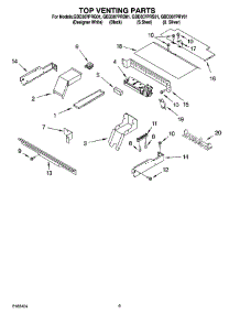 07 - Top Venting Parts, Optional Parts parts for Whirlpool Oven GBD307PRQ01 from AppliancePartsPros.com