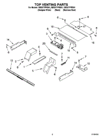05 - Top Venting Parts, Optional Parts parts for Whirlpool Oven GBS277PRB01 from AppliancePartsPros.com