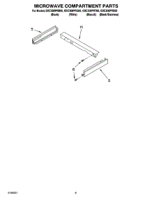 07 - Microwave Compartment Parts parts for Whirlpool Oven GSC308PRS00 from AppliancePartsPros.com