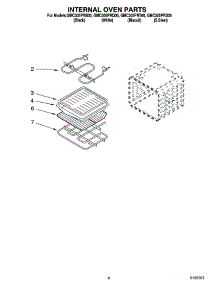 05 - Internal Oven Parts parts for Whirlpool Oven GMC305PRT00 from AppliancePartsPros.com