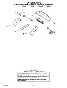 04 - Latch Parts parts for Whirlpool Oven GMC275PDT08 from AppliancePartsPros.com