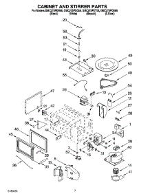 06 - Cabinet And Stirrer Parts parts for Whirlpool Oven GMC275PDQ08 from AppliancePartsPros.com