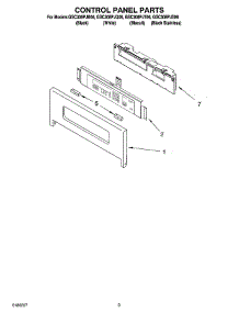 02 - Control Panel Parts parts for Whirlpool Oven GSC308PJQ06 from AppliancePartsPros.com