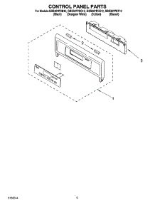 04 - Control Panel Parts parts for Whirlpool Oven GBS307PDQ12 from AppliancePartsPros.com